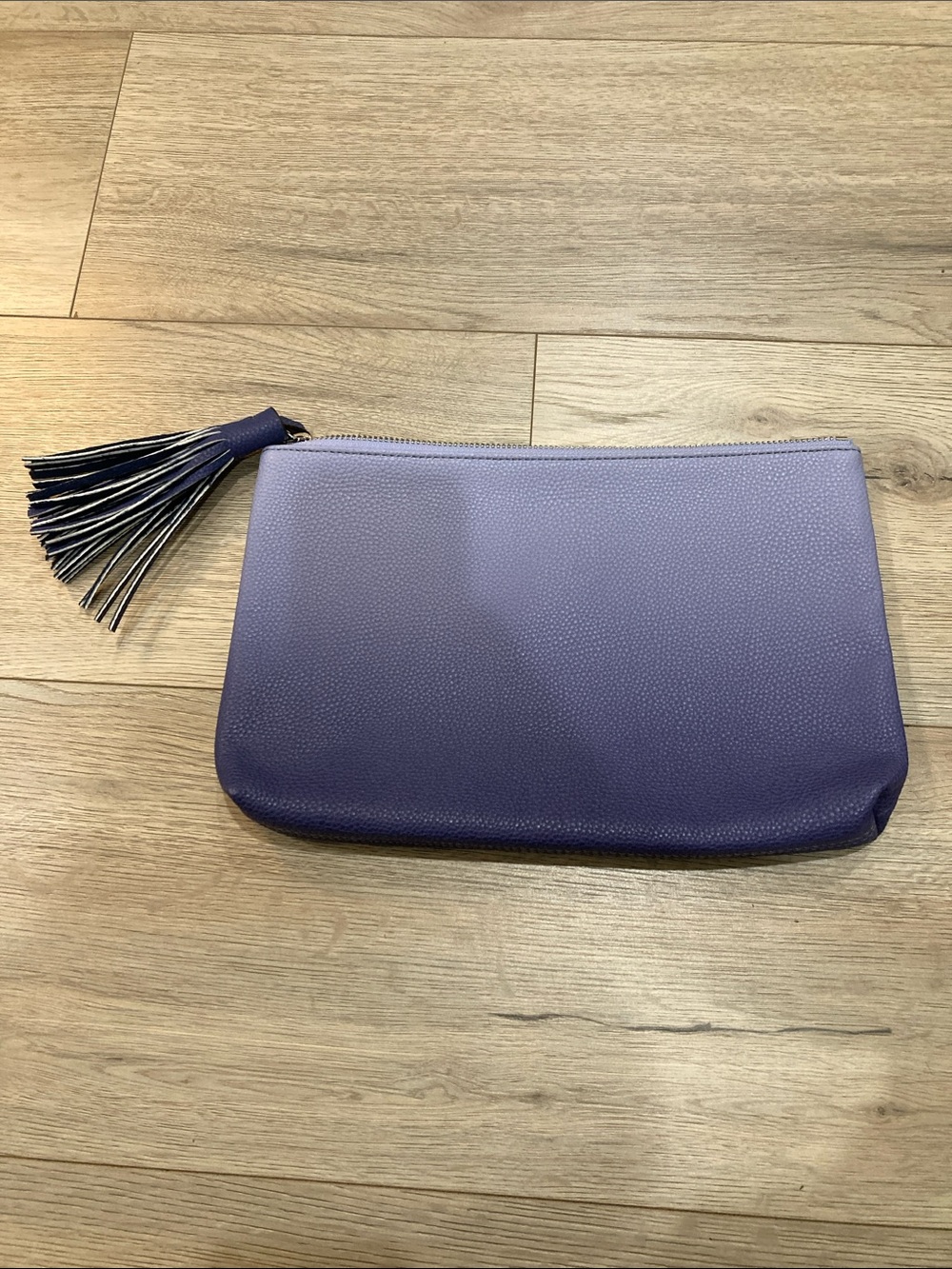 Old Navy Purple Tassel Zip Pouch
